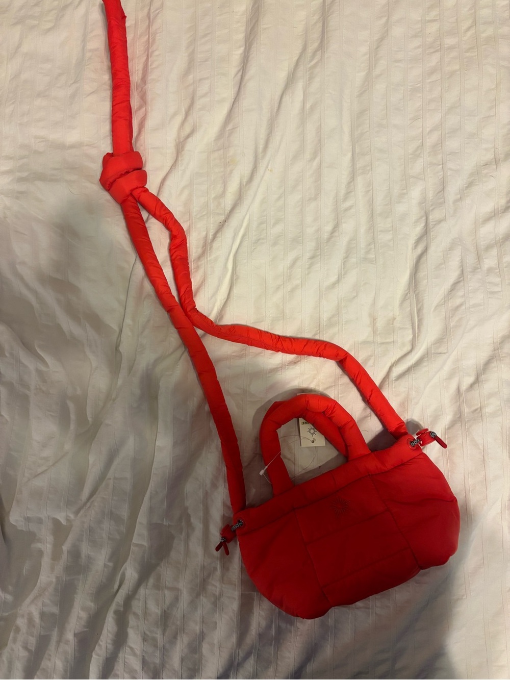 Red Quilted Crossbody Bag